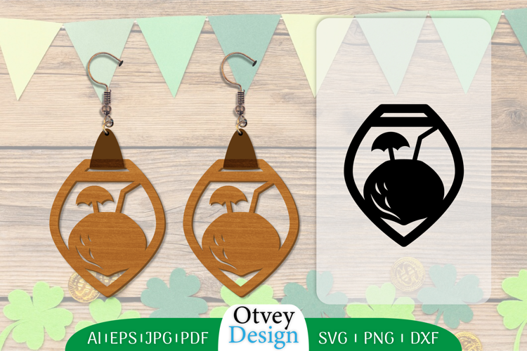 Earring Summer Lasercut