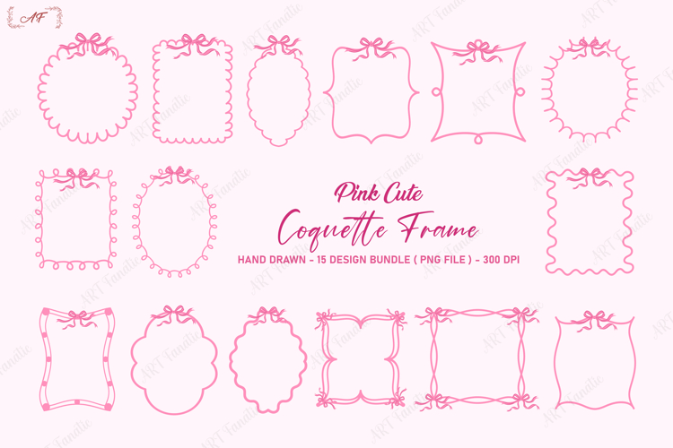 Pink Frame Png Image 15