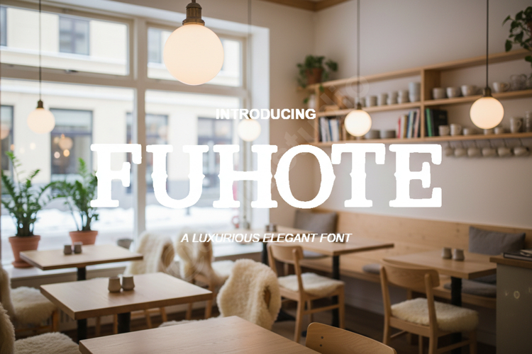 Fuhote - Modern Minimalist Sans Serif Typeface