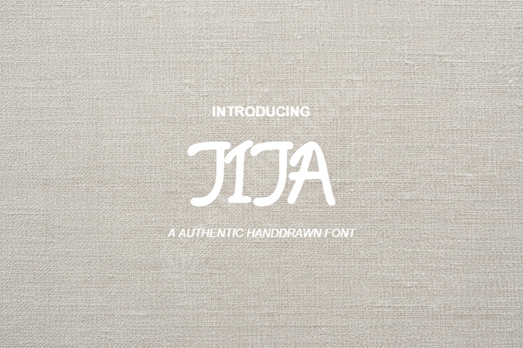 Jija - Modern Minimalist Sans Serif Typeface
