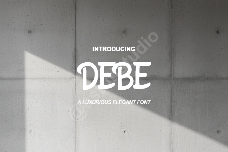 Debe - Elegant Modern Serif Typeface
