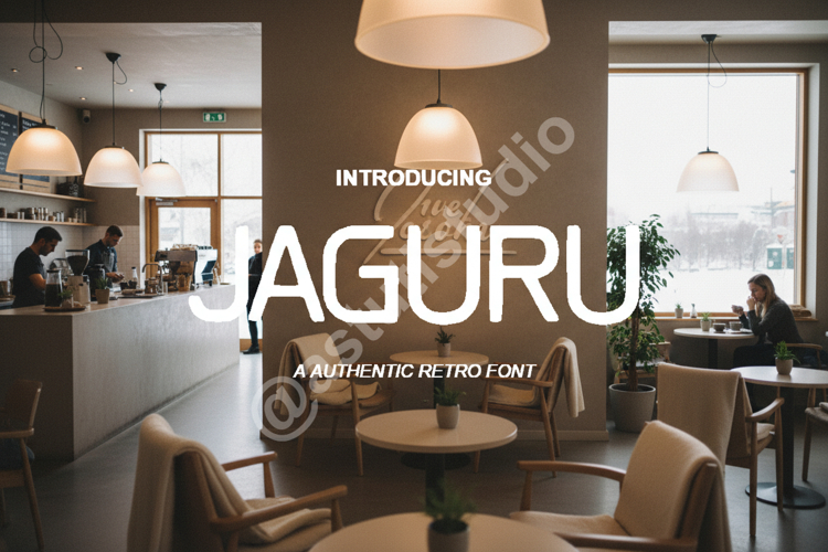 Jaguru | Modern Bold Display Serif