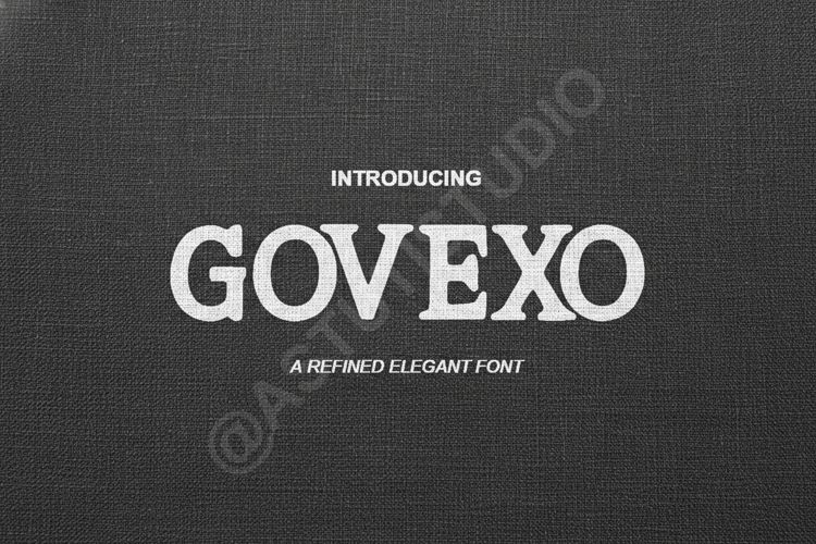 Govexo - Modern Geometric Sans Serif