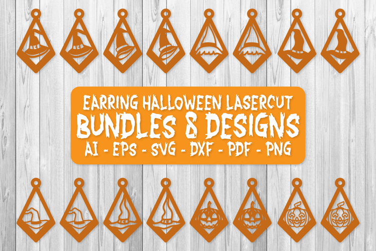 Halloween Earrings Lasercut | Halloween Jewelry BUNDLES