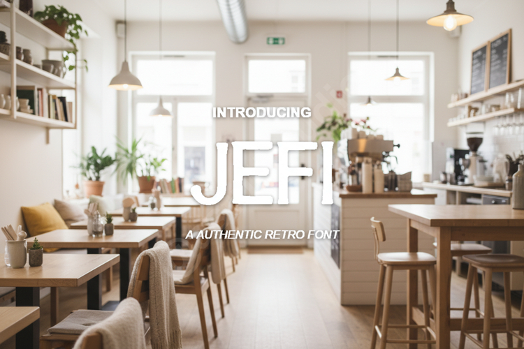 Jefi - Modern Minimalist Sans Serif Typeface