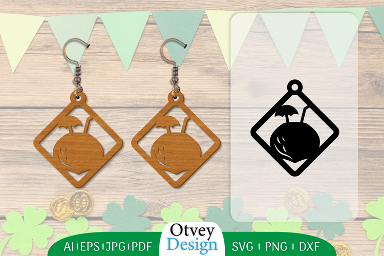 Earring Summer Lasercut