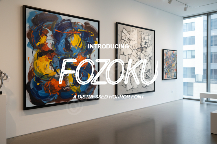 Fozoku - Modern Minimalist Display Typeface