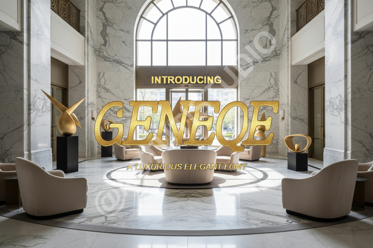 Geneqe - Modern Sophisticated Serif Typeface example image 1