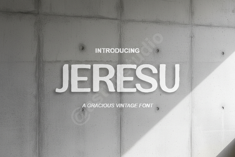 Jeresu - Sophisticated Modern Serif Typeface