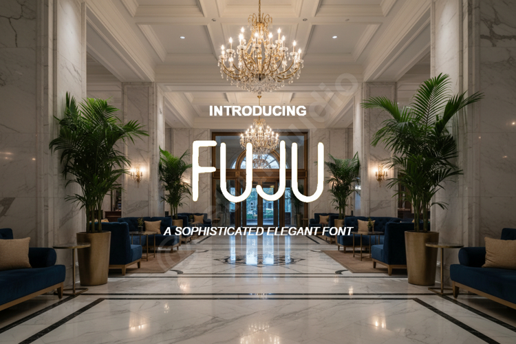 Fuju - Modern Minimalist Display Typeface
