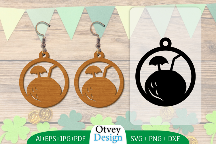 Earring Summer Lasercut