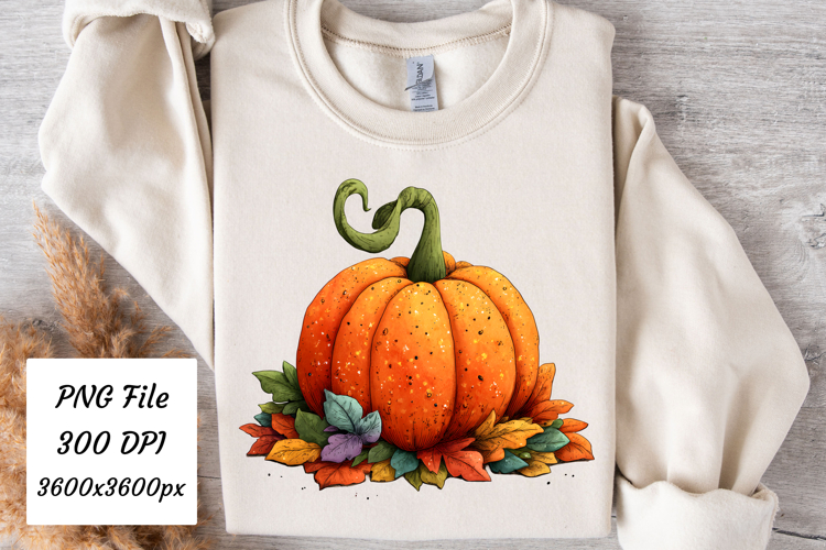 Pumpkin Watercolor Png Image 10