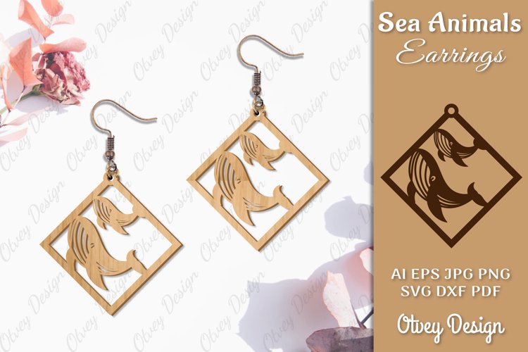 Keychain Sea Animals Lasercut SVG
