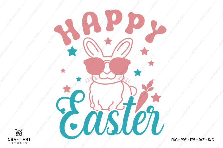 Happy Easter T-Shirt Design | Easter Quotes PNG