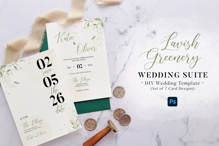 Lavish Greenery Wedding Suite