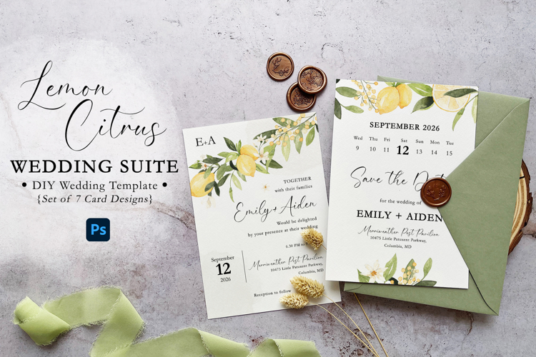 Lemon Citrus Wedding Suite