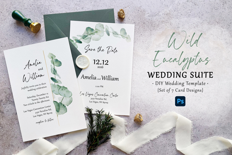Wild Eucalyptus Wedding Suite