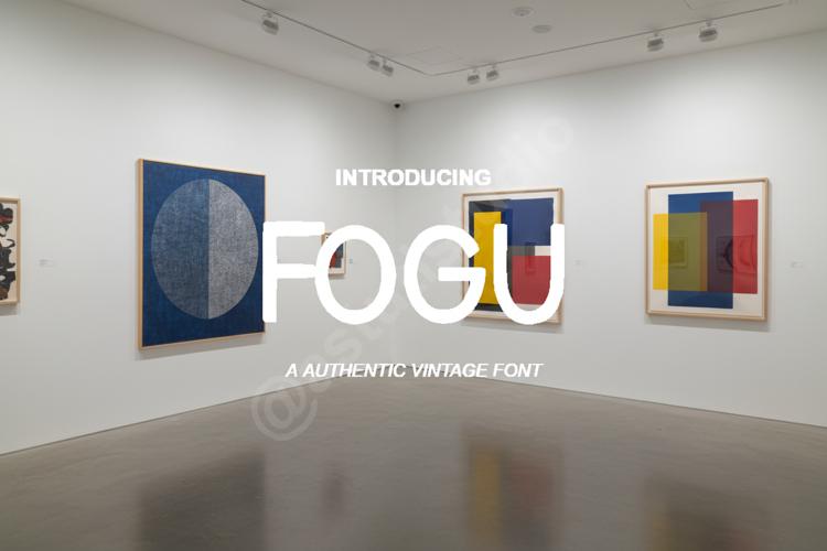 Fogu - Contemporary Minimalist Display Font example image 1