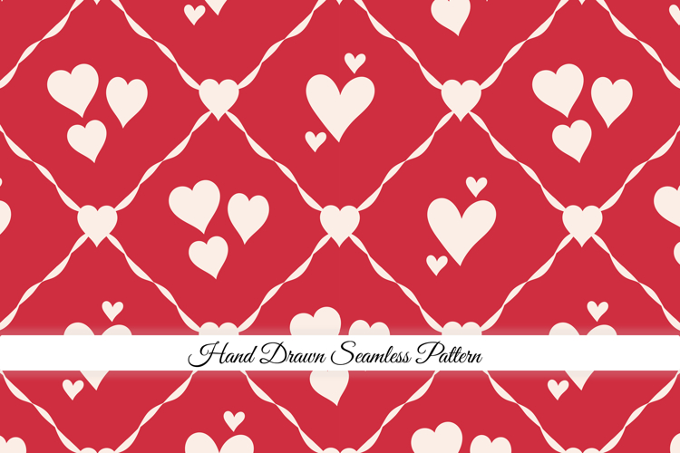 Heart Seamless Pattern | Heart Digital Paper