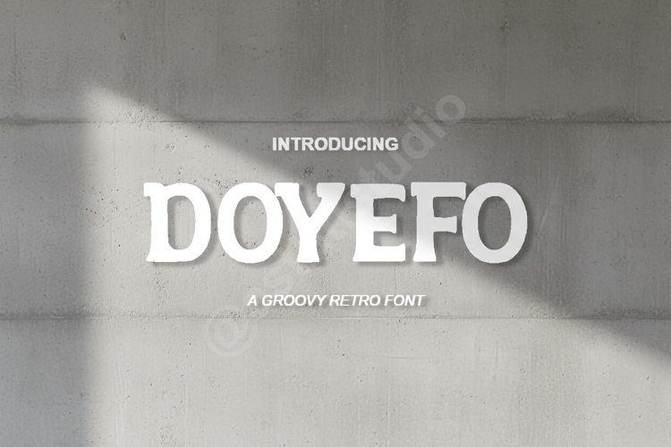 Doyefo - Modern Luxury Serif Font