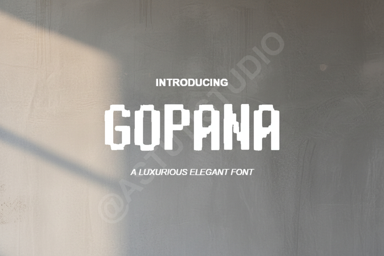 Gopana - Elegant Modern Serif Typeface