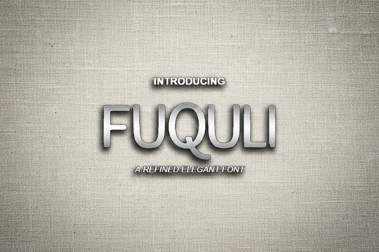 Fuquli - Modern Sophisticated Display Serif