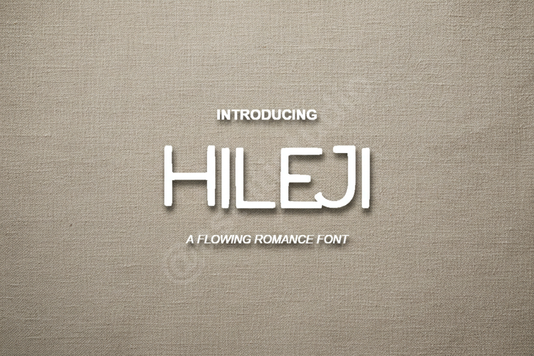 Hileji - Elegant Modern Serif Typeface