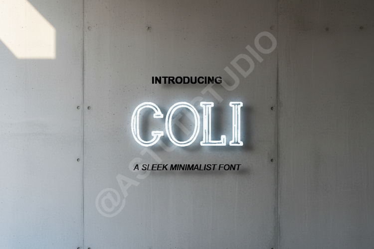 Coli - Modern Minimalist Sans Serif Typeface