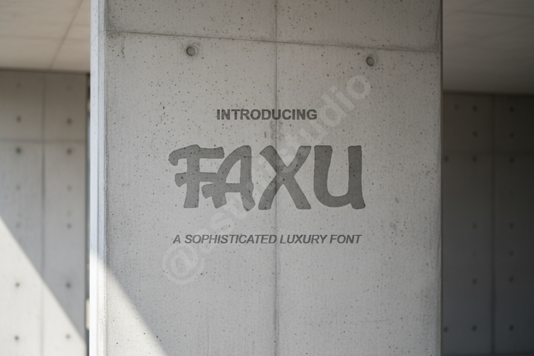 Faxu - Modern Minimalist Geometric Sans Serif