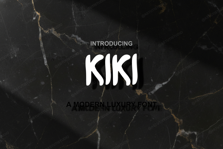 Kiki - Chic & Playful Modern Display Font example image 1