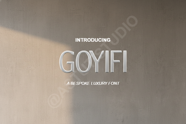 Goyifi - Elegant Modern Serif Typeface