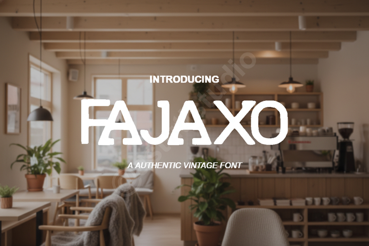 Fajaxo - Modern Geometric Sans Serif