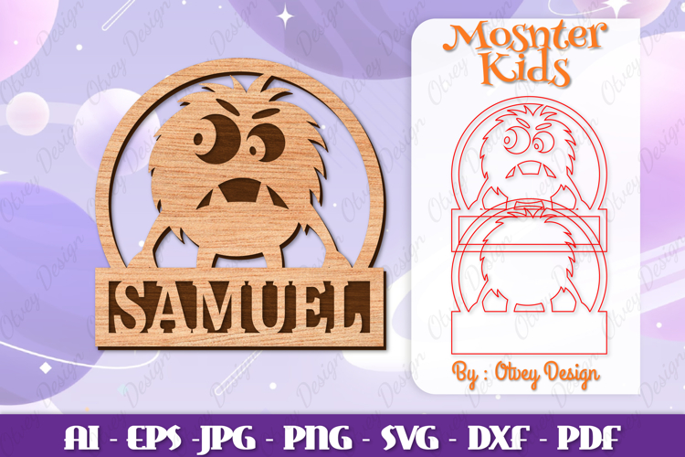 Cute Monster Clipart Image 9