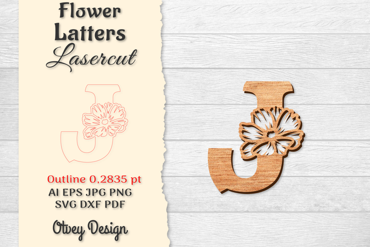 Floral Alphabet Svg Image 18