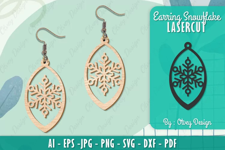 Snowflake 3D Layered Lasercut File
