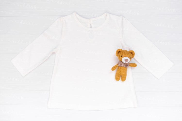 White Baby shirt mockup JPG 300 dpi, kids mockup