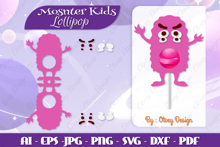 Cute Monster Clipart Image 6