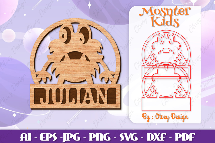 Cute Monster Clipart Image 6