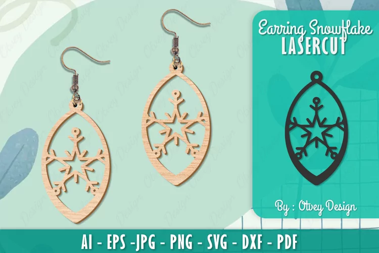 Snowflake 3D Layered Lasercut File