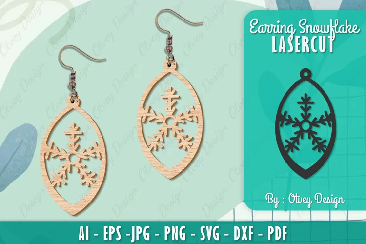Snowflake 3D Layered Lasercut File