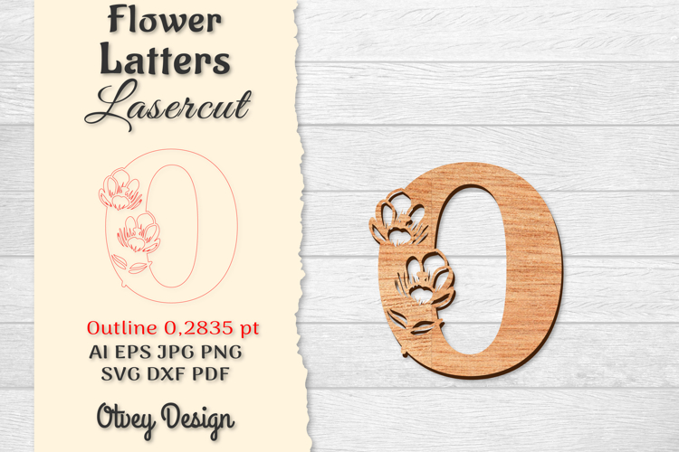 Floral Alphabet Svg Image 14