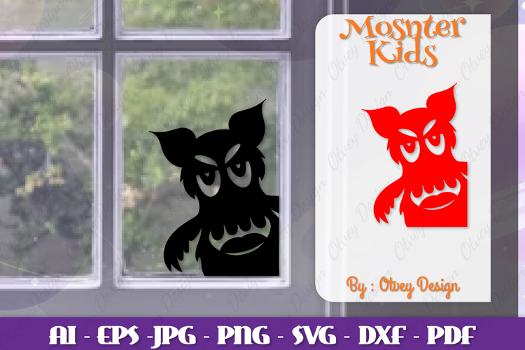 Halloween Window Silhouette Image 6