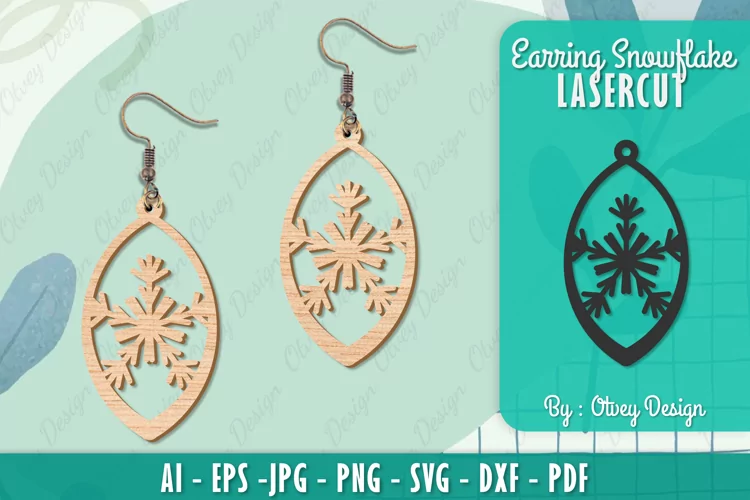 Snowflake 3D Layered Lasercut File