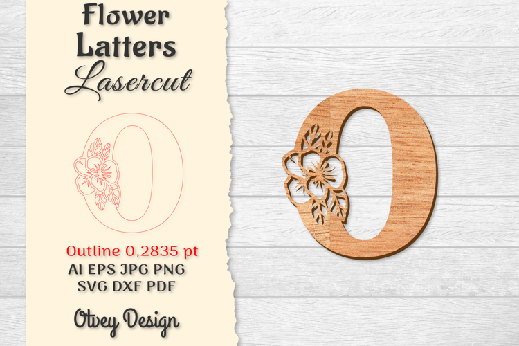 Floral Alphabet Svg Image 16