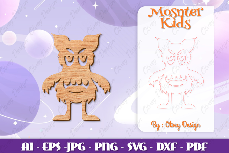 Cute Monster Clipart Image 22