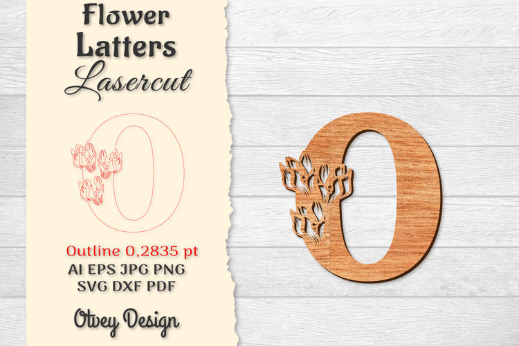 Floral Alphabet Svg Image 10