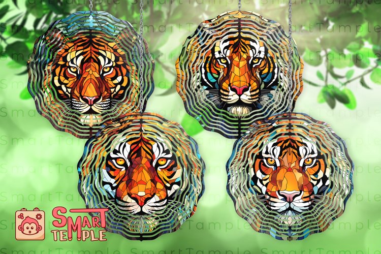 Tiger wind spinner bundle, Tiger wind spinner design example image 1
