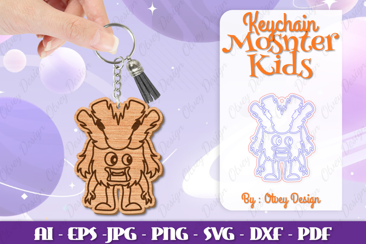 Cute Monster Clipart Image 23