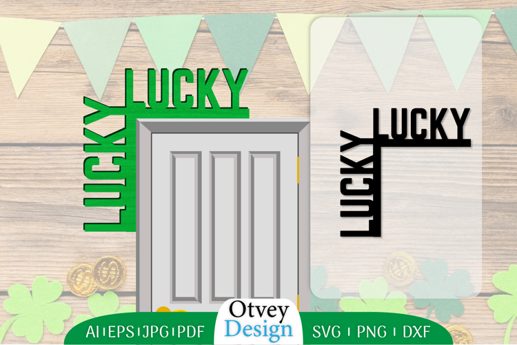 Door Corner St Patricks Day Lasercut