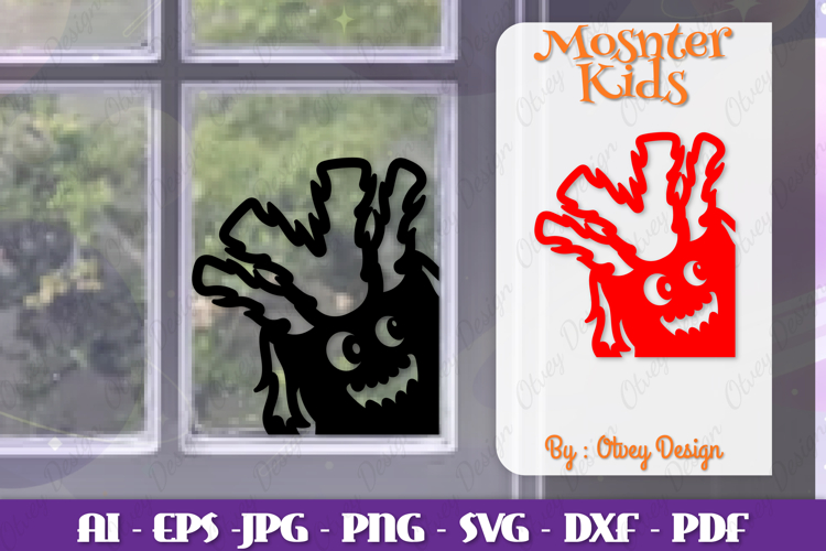 Halloween Window Silhouette Image 5